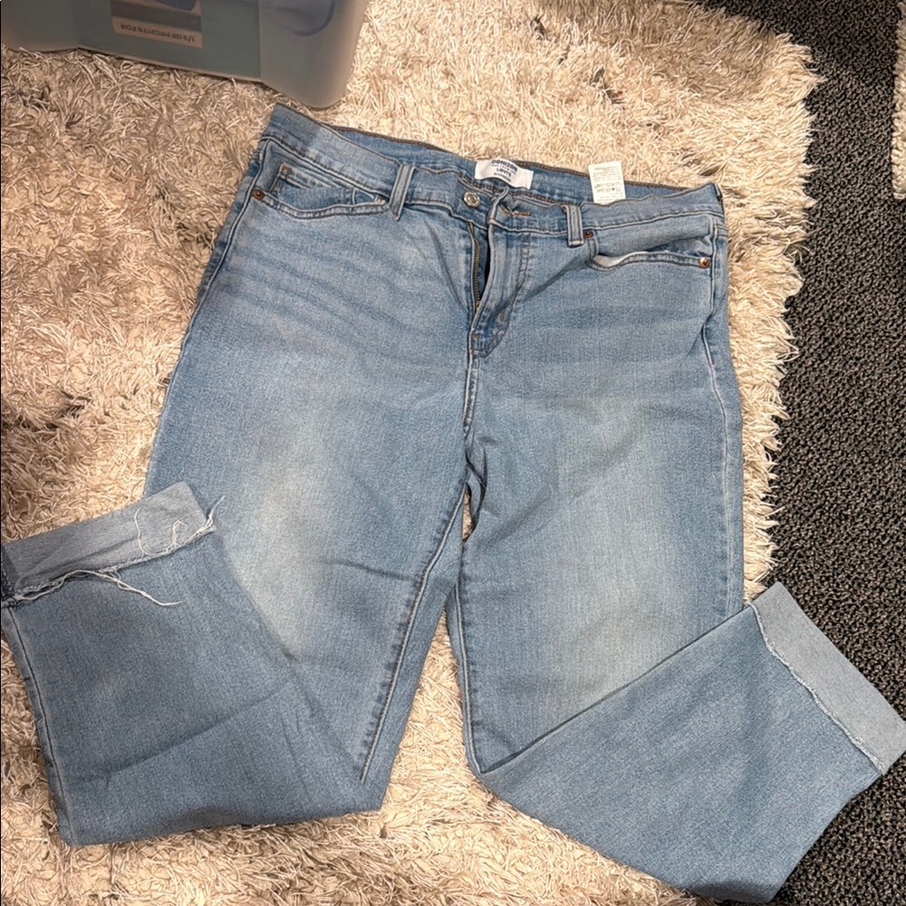 Denizen from Levi's Blue Straight Leg Jeans Timeless Design